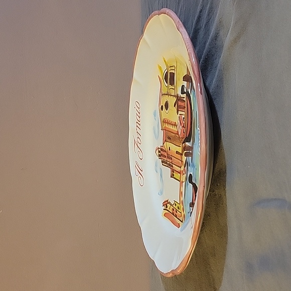 2012 IL FORNAIO FESTA REGIONALE 10" DINNER PLATE Hand Painted Venice Italy - Picture 4 of 4